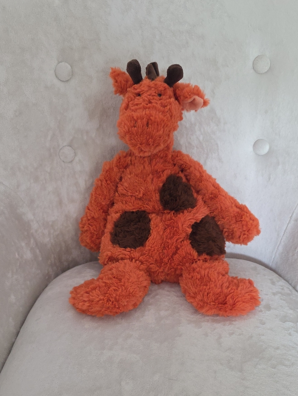 Jellycat Retired Geoffrey Giraffe Gender Neutral Safari Nursery Plush